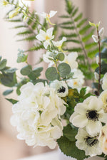 Athena | Faux Rose, Ranunculus & Olive Bouquet