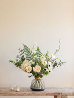 Athena | Faux Rose, Ranunculus & Olive Bouquet