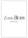 Digital gift card for faux bouquets