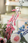 Country Walk | Faux Foxglove, Rose & Wildflower Arrangement