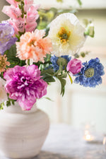 Penelope | Faux Peony & Poppy Arrangement
