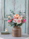 Evadne | Faux Rose & Anemone Arrangement