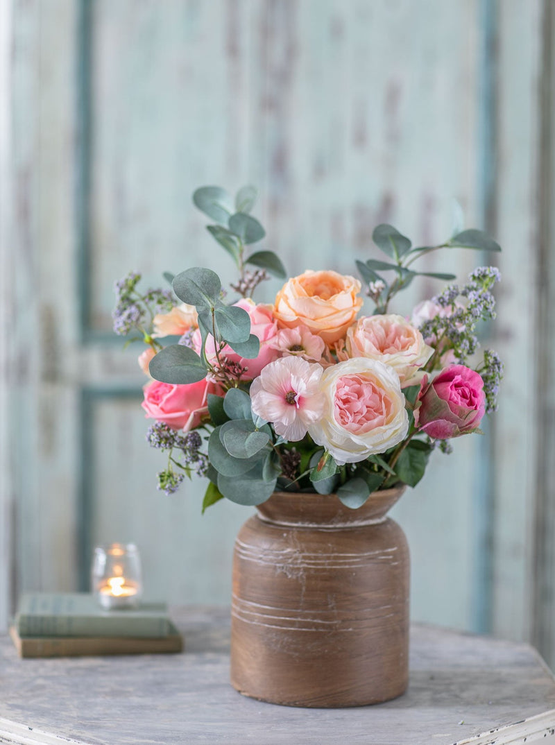 Evadne | Faux Rose & Anemone Arrangement