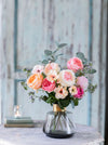 Evadne | Faux Rose & Anemone Arrangement