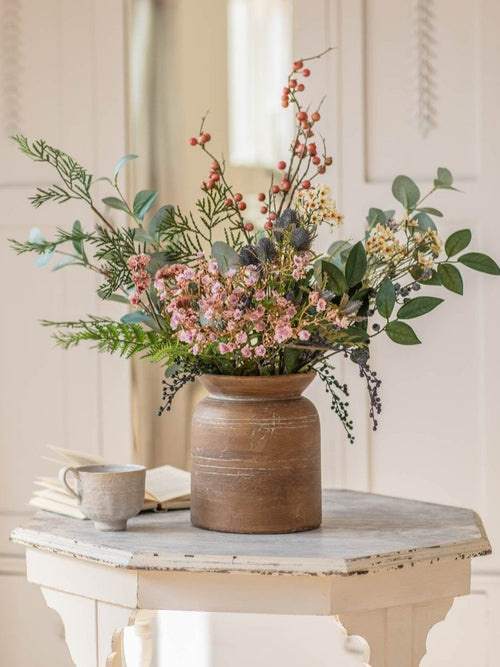 Juno | Faux berry and waxflower arrangement