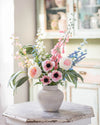 Country Walk | Faux Foxglove, Rose & Wildflower Arrangement