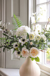 Athena | Faux Rose, Ranunculus & Olive Bouquet