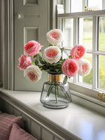 faux rose arrangement
