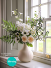 Athena | Faux Rose, Ranunculus & Olive Bouquet 