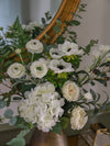 Athena | Faux Rose, Ranunculus & Olive Bouquet