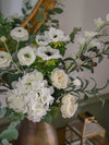 Athena | Faux Rose, Ranunculus & Olive Bouquet