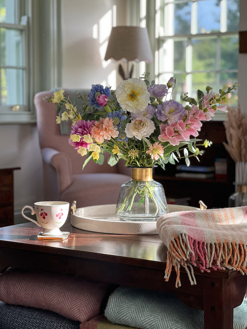 Penelope | Faux Peony & Poppy Arrangement