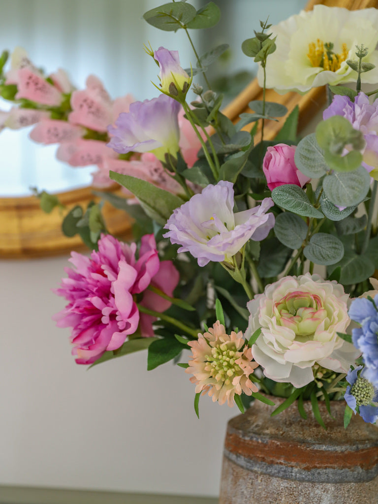 Penelope | Faux Peony & Poppy Arrangement