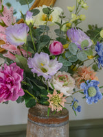 Penelope | Faux Peony & Poppy Arrangement