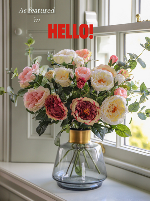 Everything's Rosie | Faux Rose Arrangement