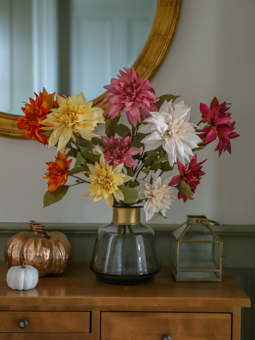  Faux Dahlia Arrangement